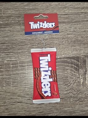 Twizzlers Red Licorice Candy Hanging Christmas Tree Ornament New with Tag 2025.